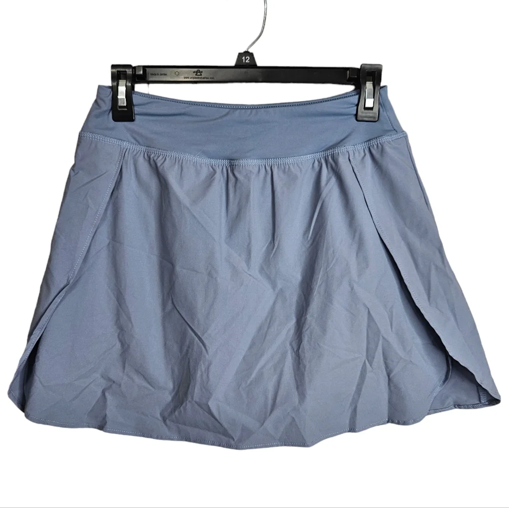 Hibelle Gray Blue Athletic Tennis Skirt Shorts Skort NWT Ladies Size Small - Picture 1 of 10